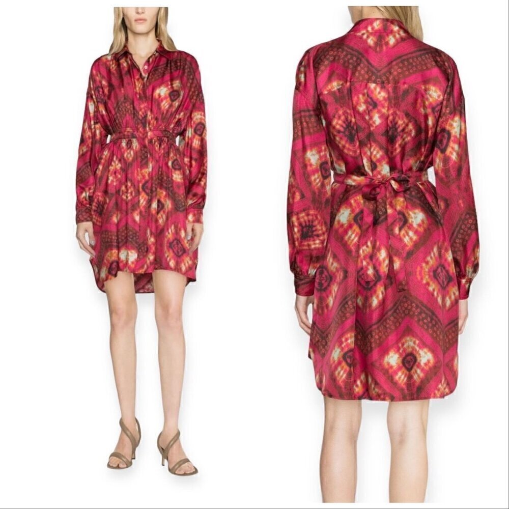 Ulla Johnson Jude silk dress, Size 6, Wild Rose, NWT